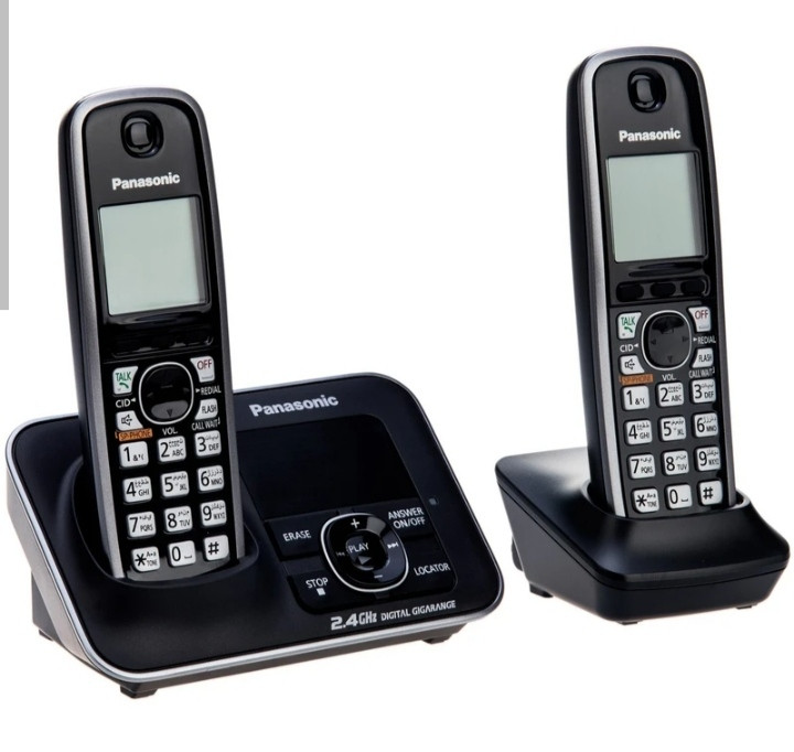 تلفن بیسیم پاناسونیک مدل KX-TG 3722 دو گوشی ( استوک )